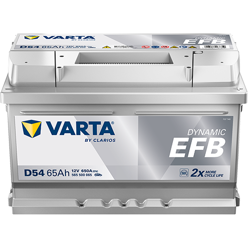 Varta 12 Volt 65 Amper EFB Start-Stop Akü D54 - Depozitosuz