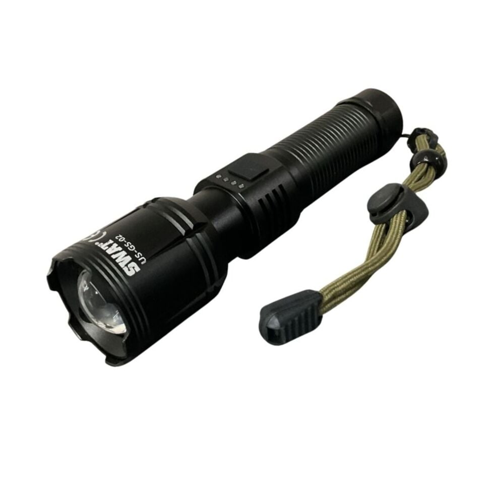 Swat Led Flashlıght Şarjlı 20w 2000 Lümen Us-gs02