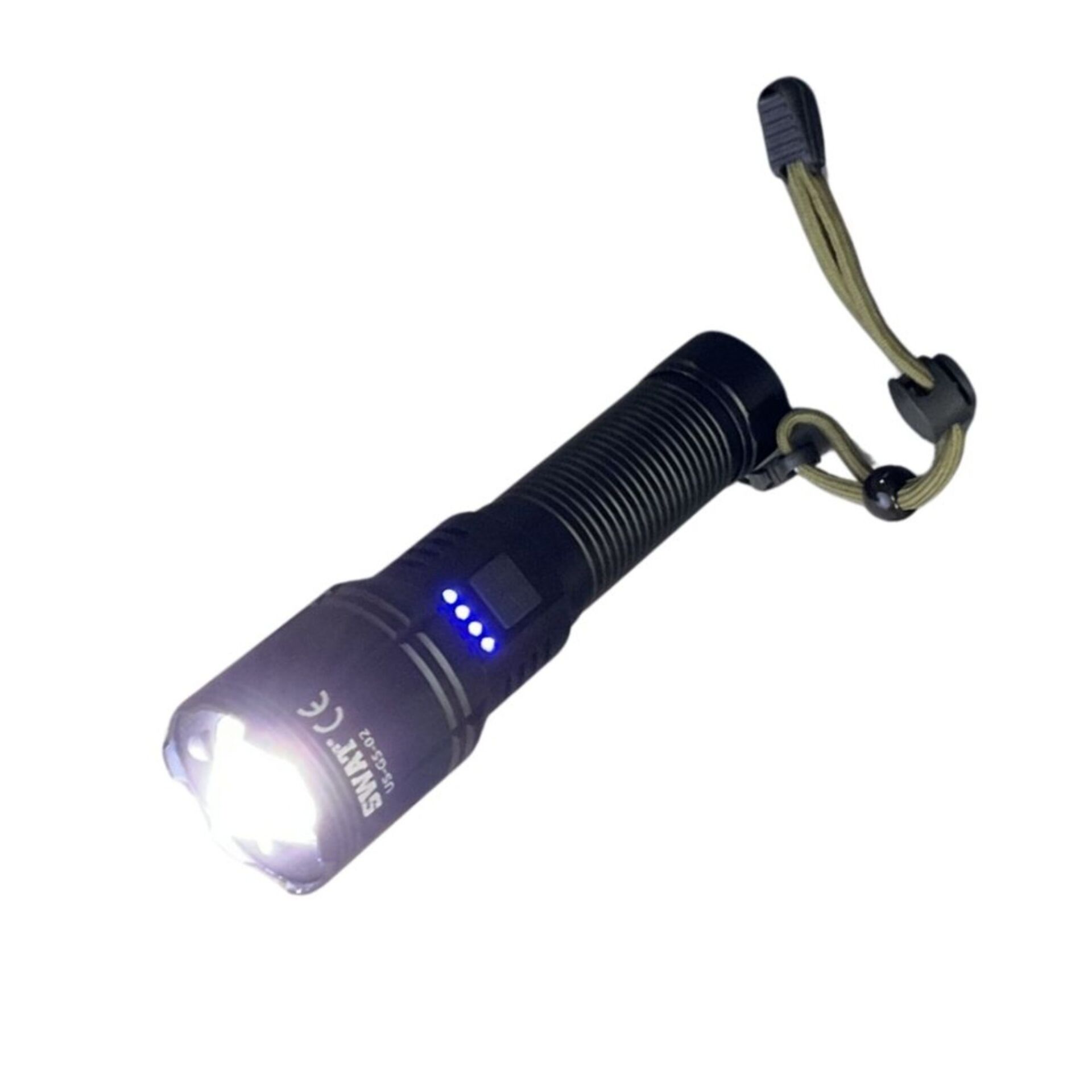 Swat Led Flashlıght Şarjlı 20w 2000 Lümen Us-gs02