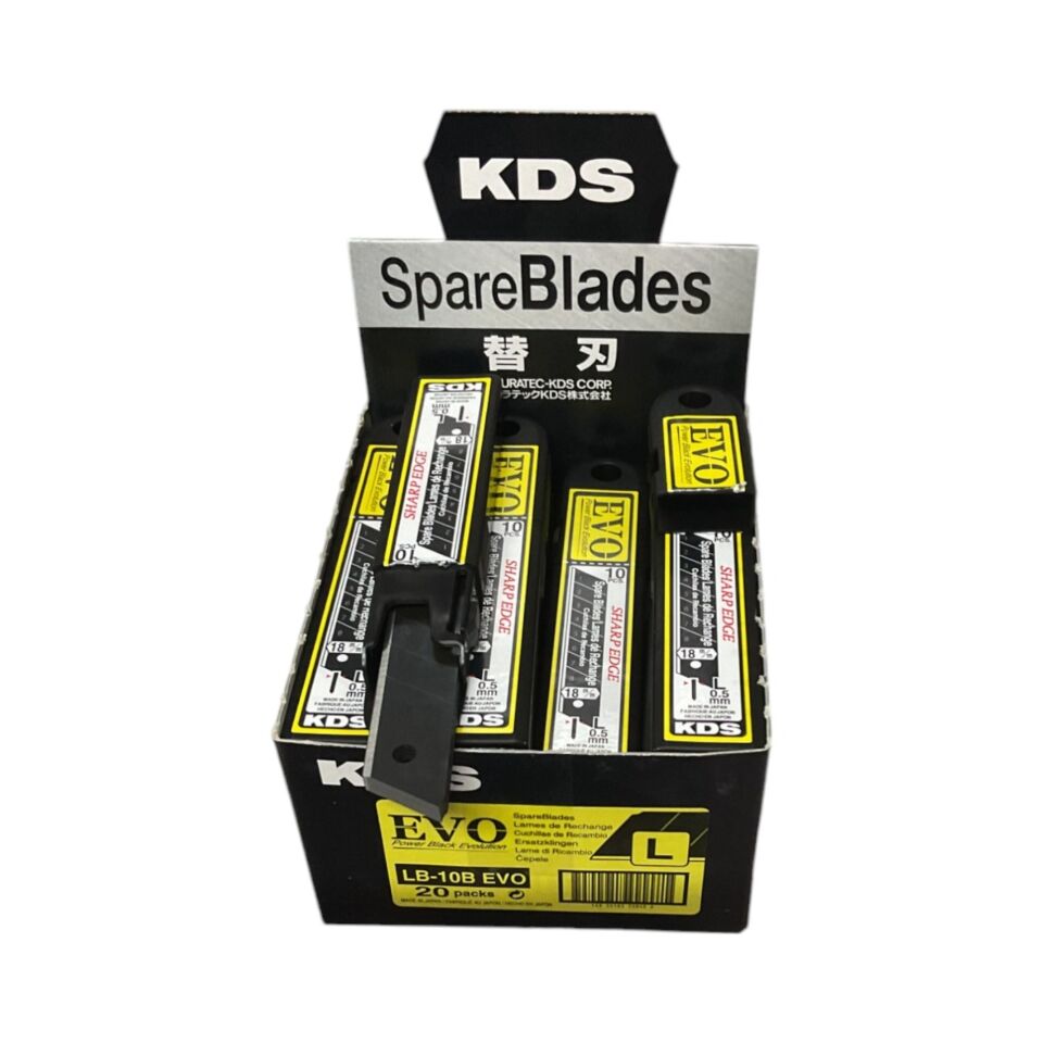 Kds Maket Bıçağı Yedeği 18 Mm Siyah Kod:lb-10b Evo