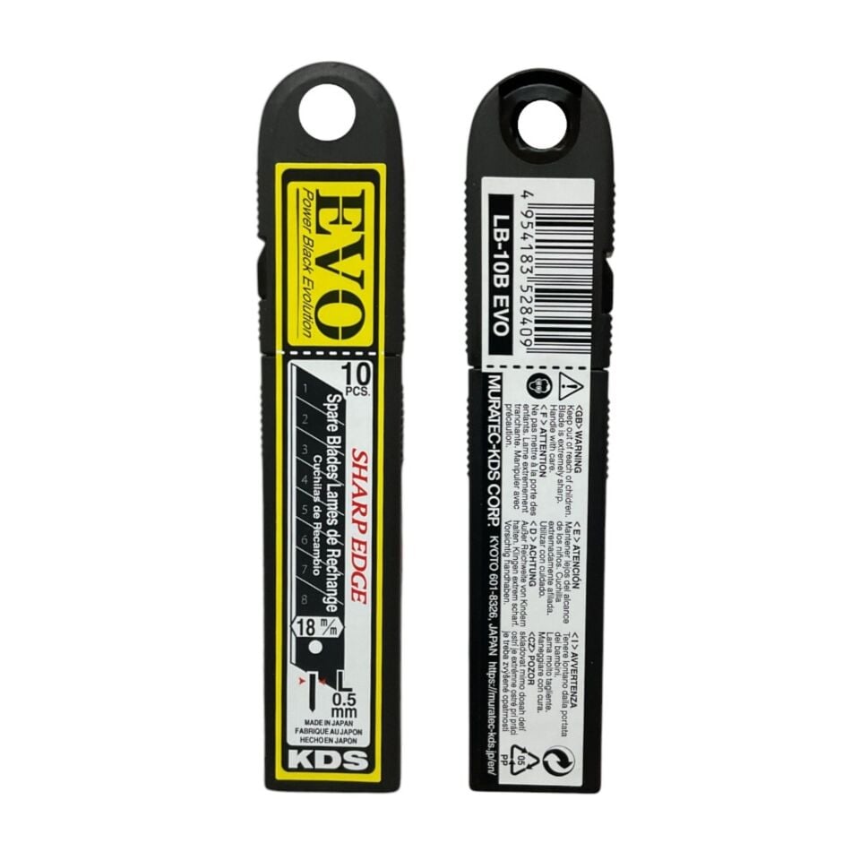 Kds Maket Bıçağı Yedeği 18 Mm Siyah Kod:lb-10b Evo