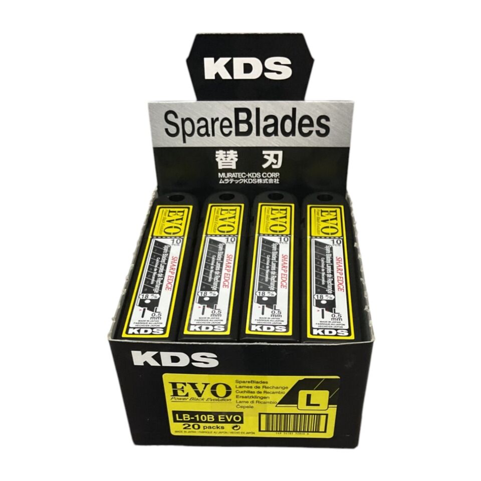 Kds Maket Bıçağı Yedeği 18 Mm Siyah Kod:lb-10b Evo