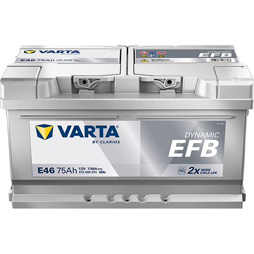 Varta 12 Volt 75 Amper EFB Start-Stop Akü E46 - Depozitosuz