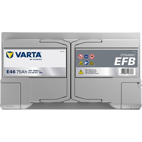 Varta 12 Volt 75 Amper EFB Start-Stop Akü E46 - Depozitosuz