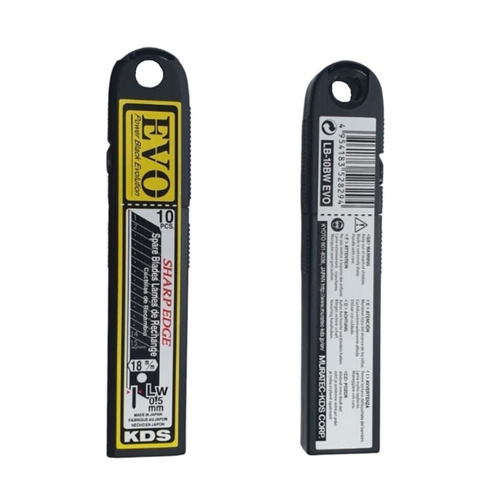 Kds Maket Bıçağı Yedeği 18 Mm Siyah Kod:lb10bw Evo