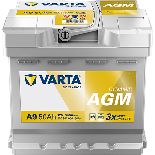 Varta 12 Volt 60 Amper AGM Start-Stop Akü A8 - Depozitosuz