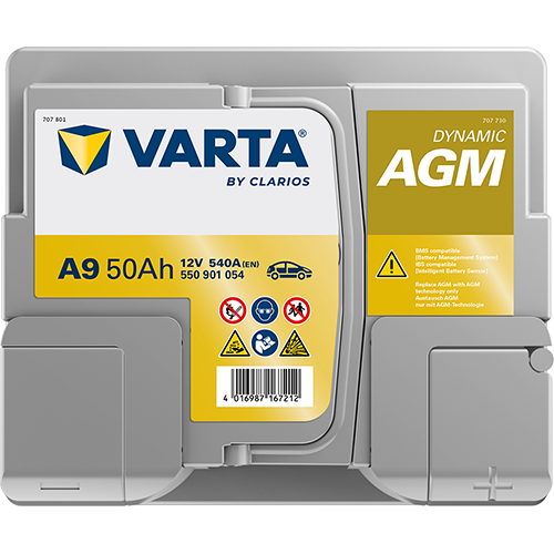 Varta 12 Volt 60 Amper AGM Start-Stop Akü A8 - Depozitosuz
