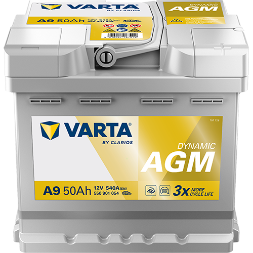 Varta 12 Volt 60 Amper AGM Start-Stop Akü A8 - Depozitosuz