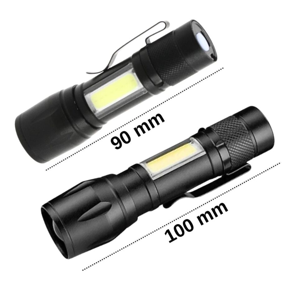 Swat Led Şarjlı El Feneri 5w 800 Lümen Us-535