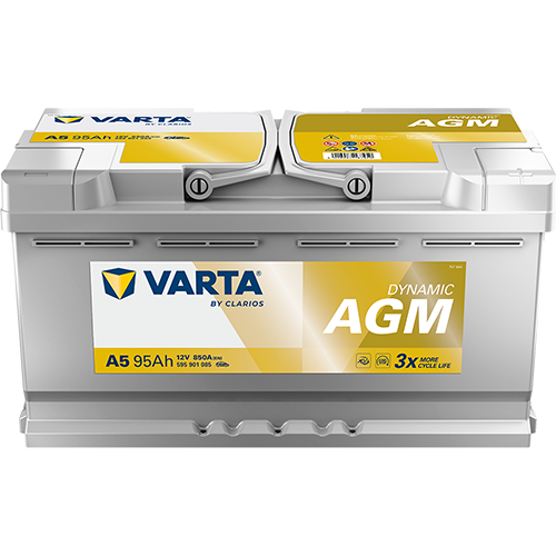 Varta 12 Volt 95 Amper AGM Start-Stop Akü A5 - Depozitosuz