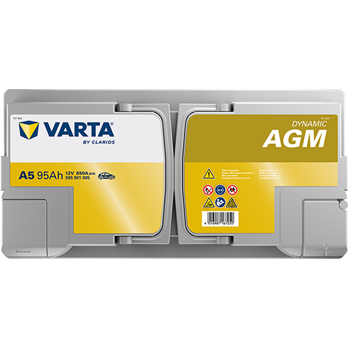 Varta 12 Volt 95 Amper AGM Start-Stop Akü A5 - Depozitosuz