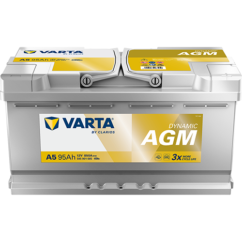 Varta 12 Volt 95 Amper AGM Start-Stop Akü A5 - Depozitosuz