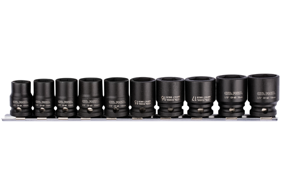 Ceta Form 10 Parça 3/8'' 6 Köşe Havalı Lokma Anahtar Takımı - C52R-RH10