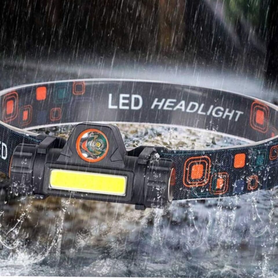 Swat Led Şarjlı Kafa Feneri 3w 1000 Lümen Us-t88