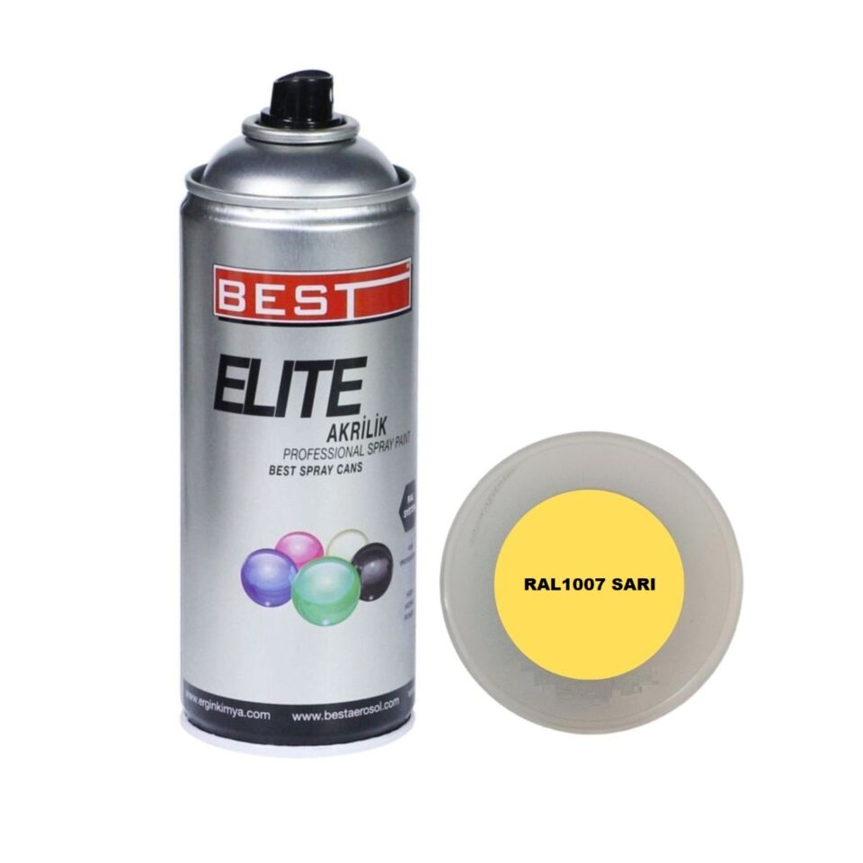 Best Sprey Boya Elite 400 Ml Ral1007 Sarı
