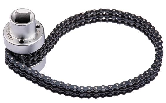 Ceta Form Zincirli Yağ Filtre Anahtarı - 1/2'' Kareli - (Ø 60-110 mm) - N14-031SQ