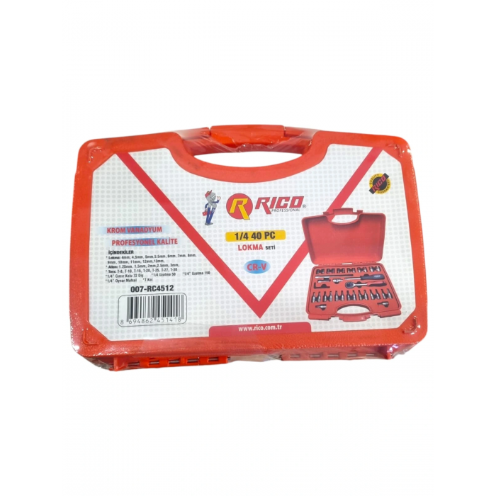 Rico 40 Parça 1/4-3/8 Lokma Seti - 006-RC1230