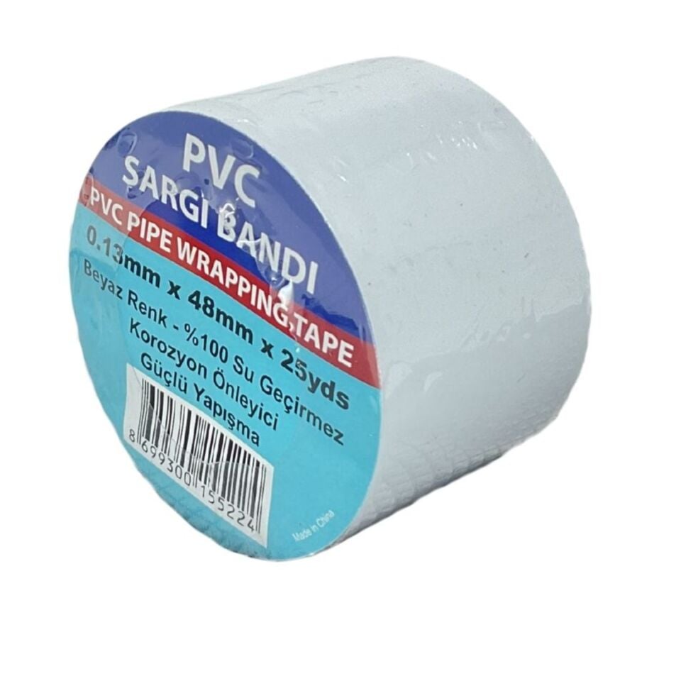 Pvc Kanal (sargı) Bantı Beyaz 48 Mmx25 Yds (23 Mt)