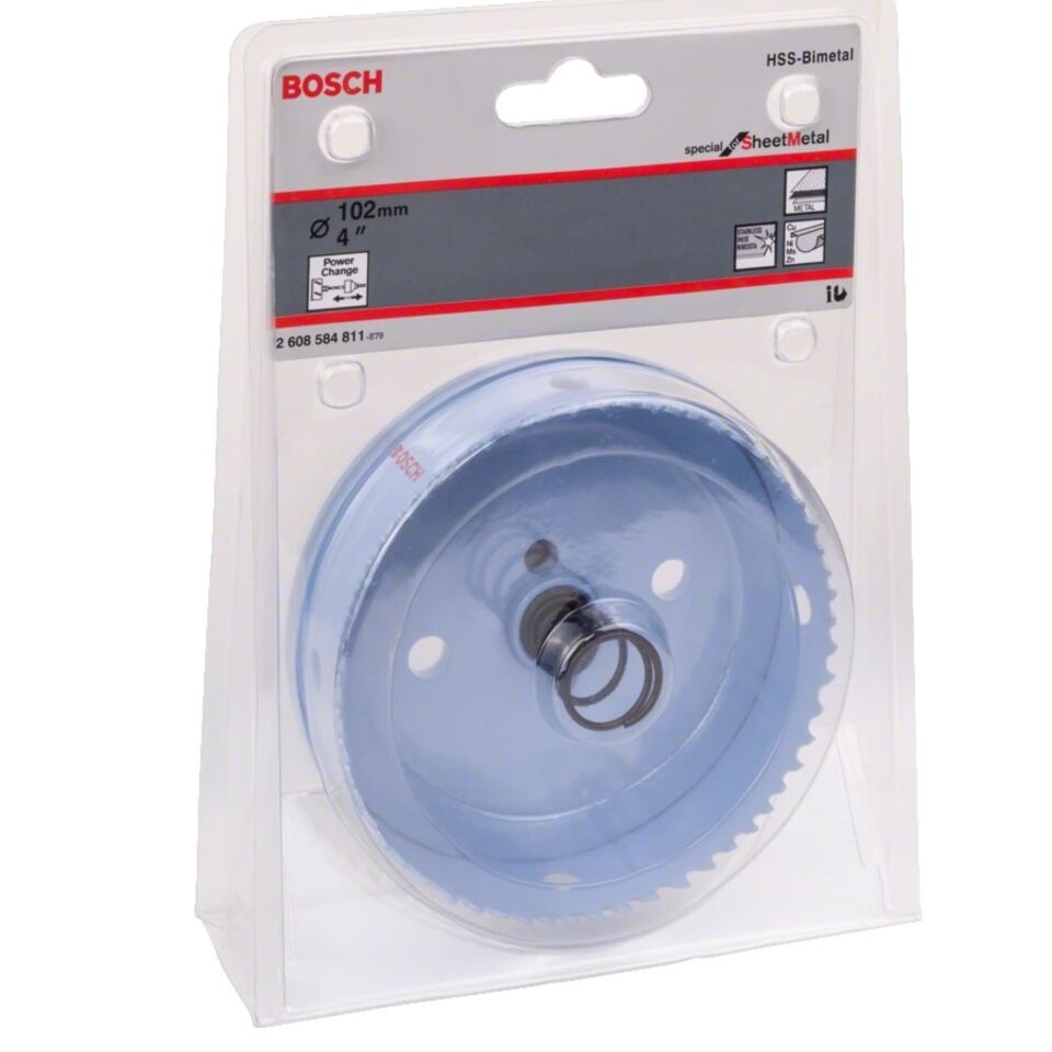 Bosch Sheet Metal Paslanmaz Panç 102 2608584811