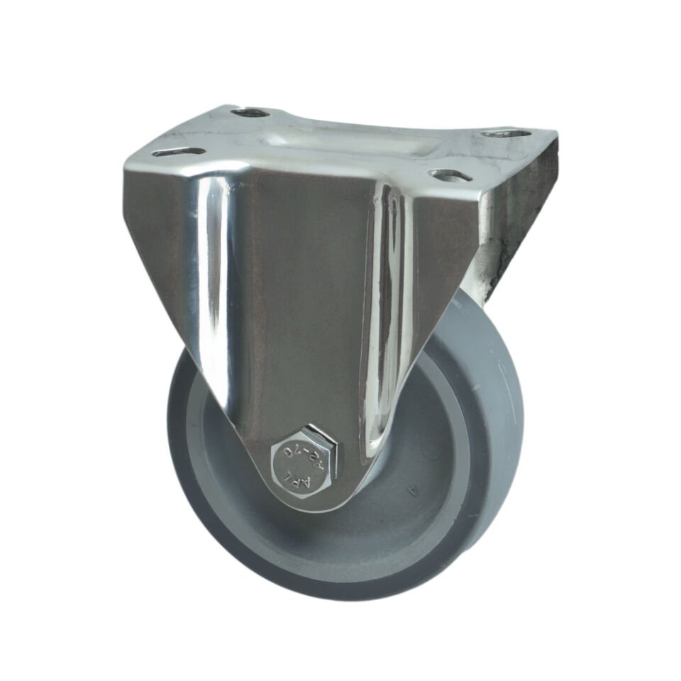 3004 MEB Paslanmaz Çelik (Inox) Teker 125*40 (İnox)