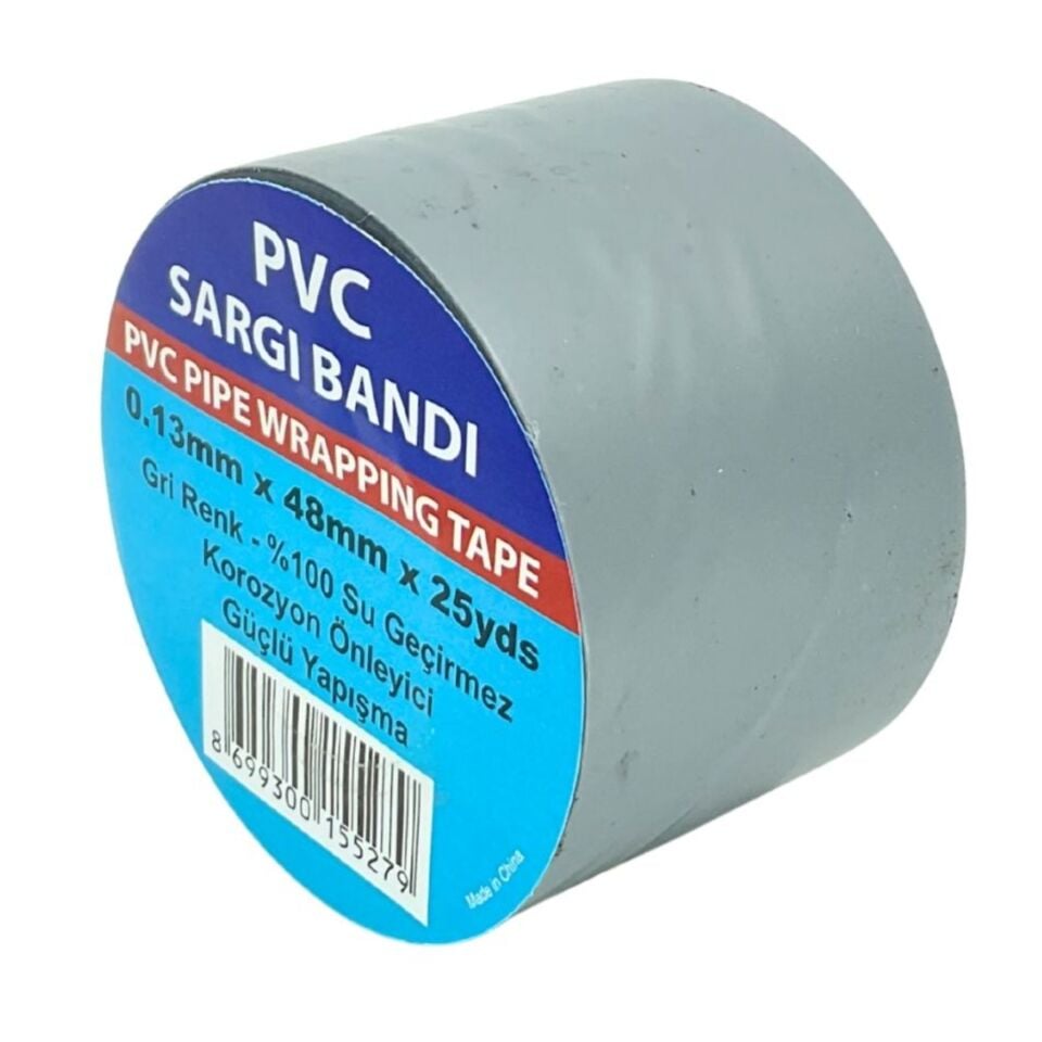 Pvc Kanal (sargı) Bantı Gri 48 Mmx25 Yds (23 Mt)