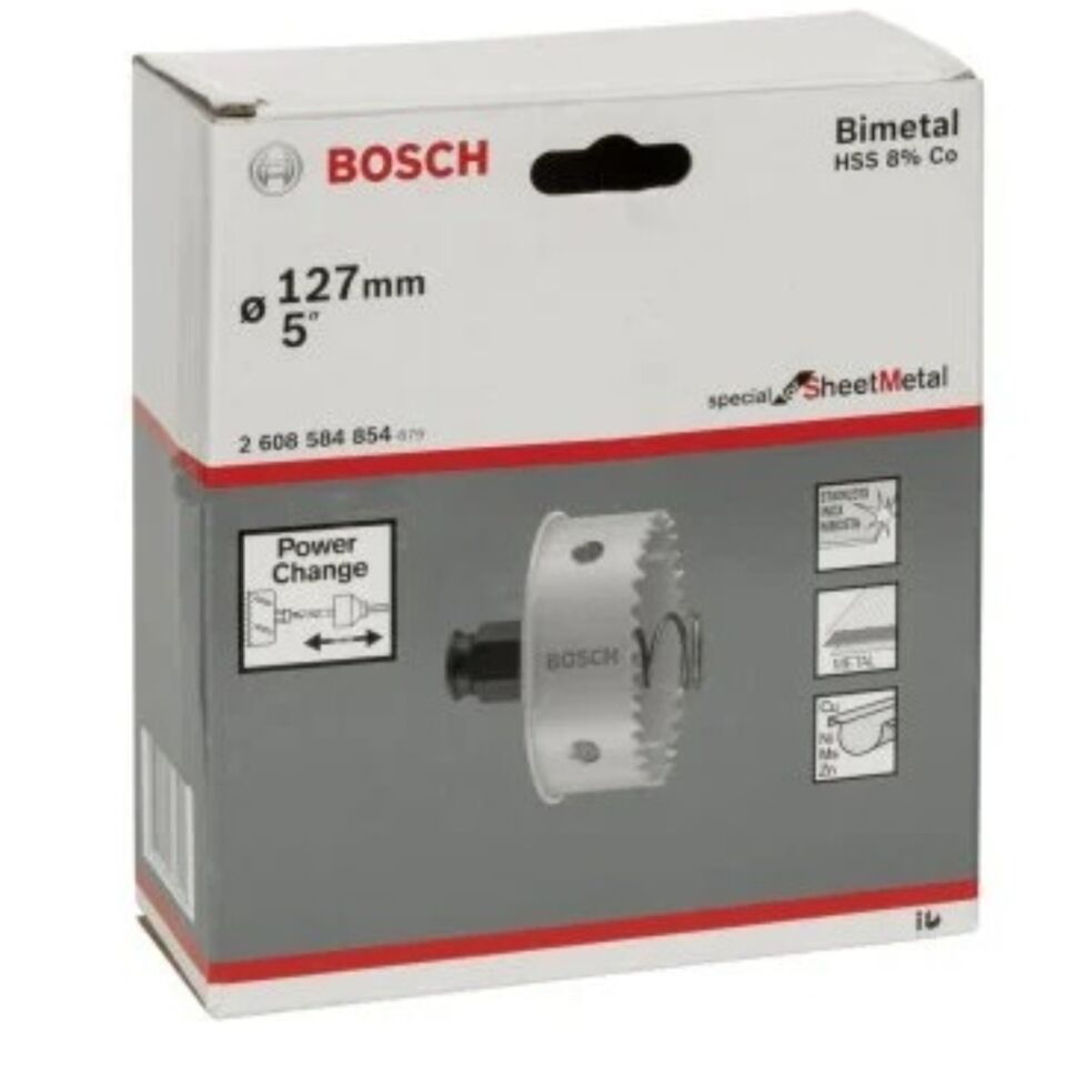 Bosch Sheet Metal Paslanmaz Panç 127 2608584854