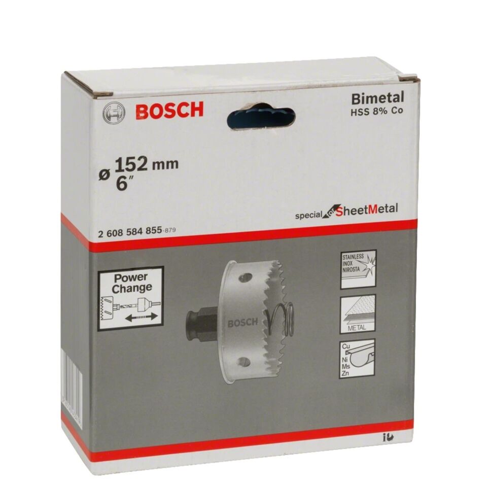 Bosch Sheet Metal Paslanmaz Panç 152 2608584855