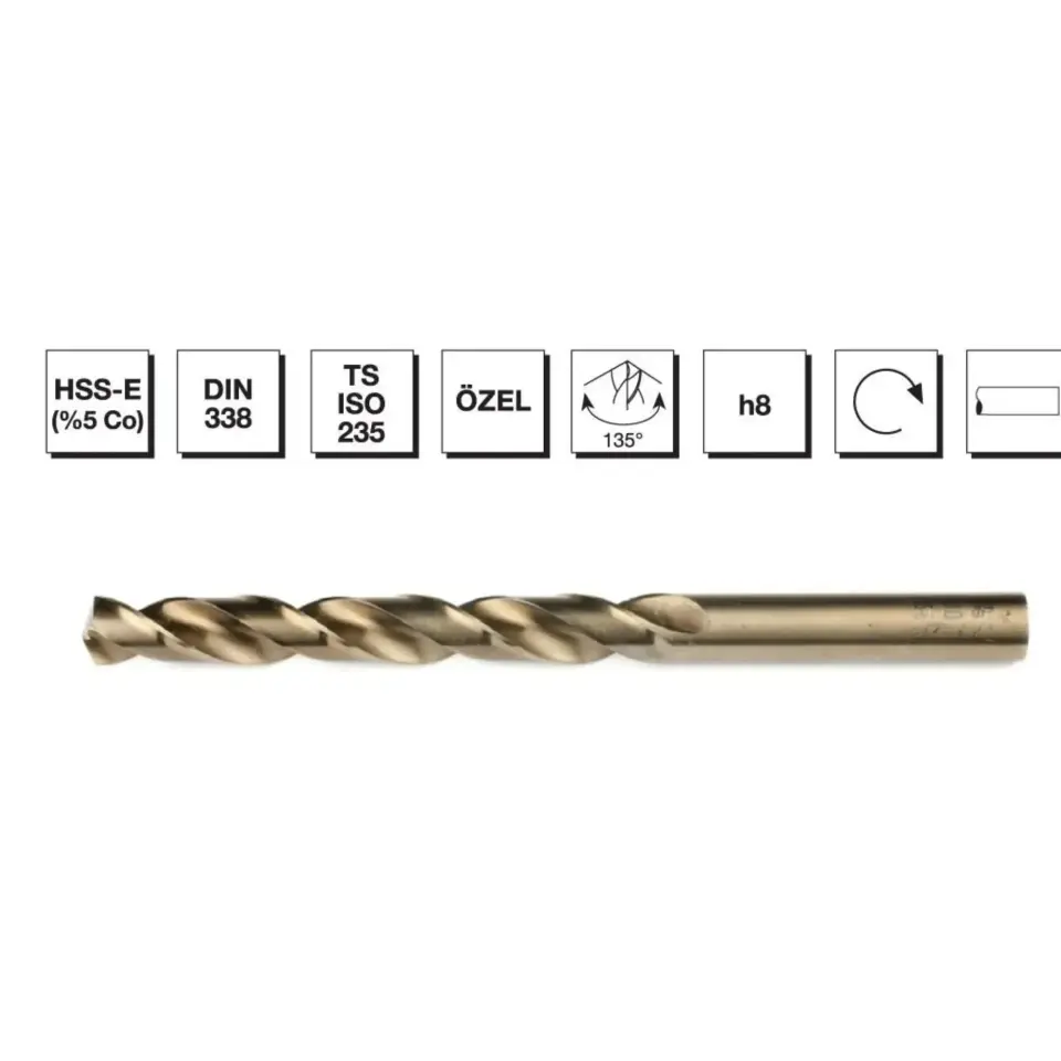 Mte Hss Matkap Ucu Altın Sr Dın338 14 Mm 5001400