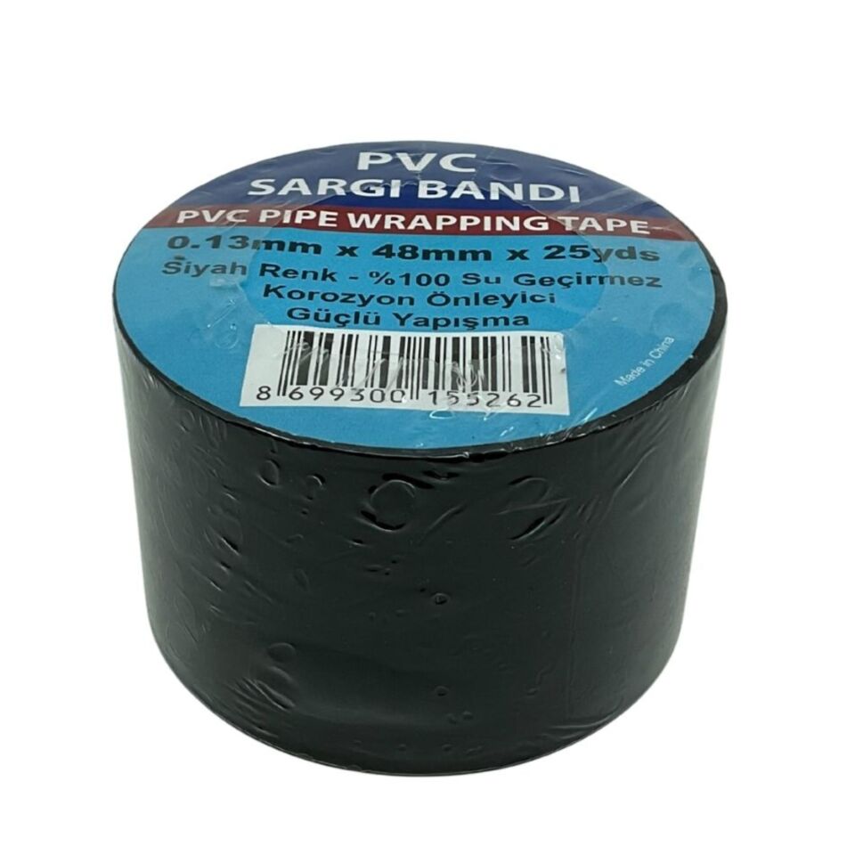 Pvc Kanal (sargı) Bantı Siyah 48 Mmx25 Yds (23 Mt)