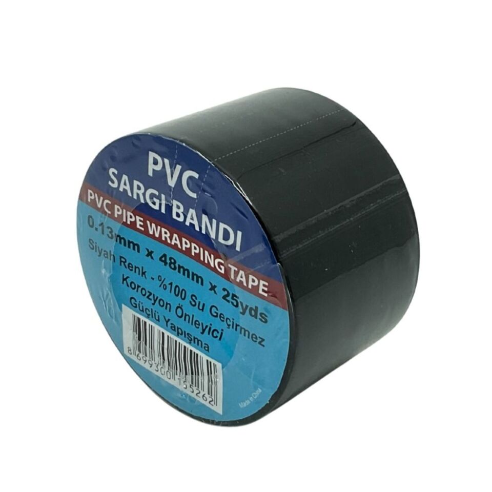 Pvc Kanal (sargı) Bantı Siyah 48 Mmx25 Yds (23 Mt)