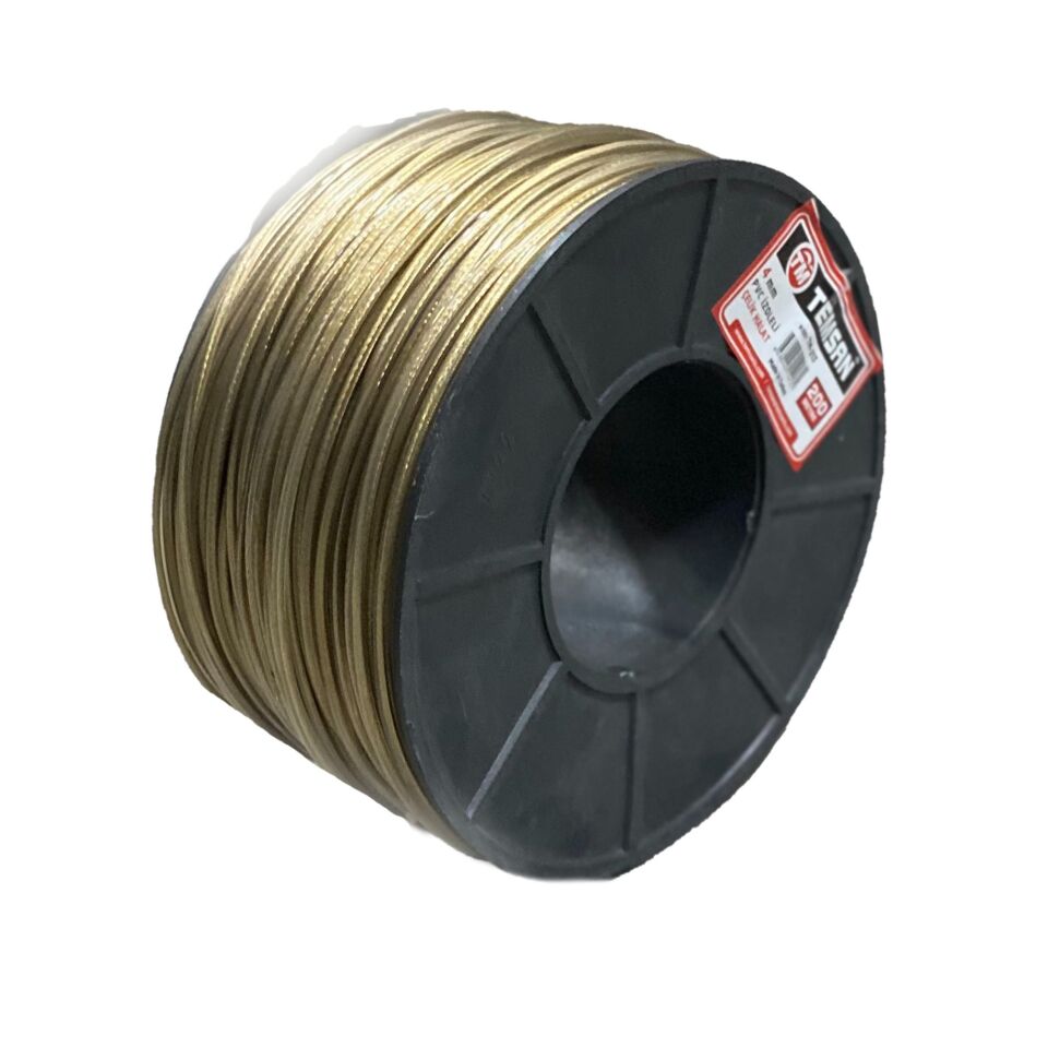 Şeffaf İzoleli Çelik Halat 5 Mm