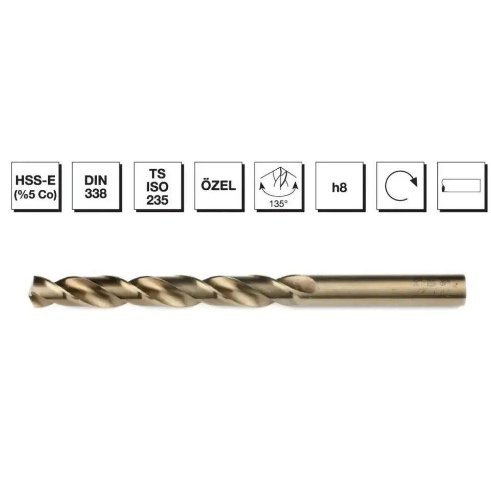 Mte Hss Matkap Ucu Altın Sr Dın338 15.5 Mm 5001550