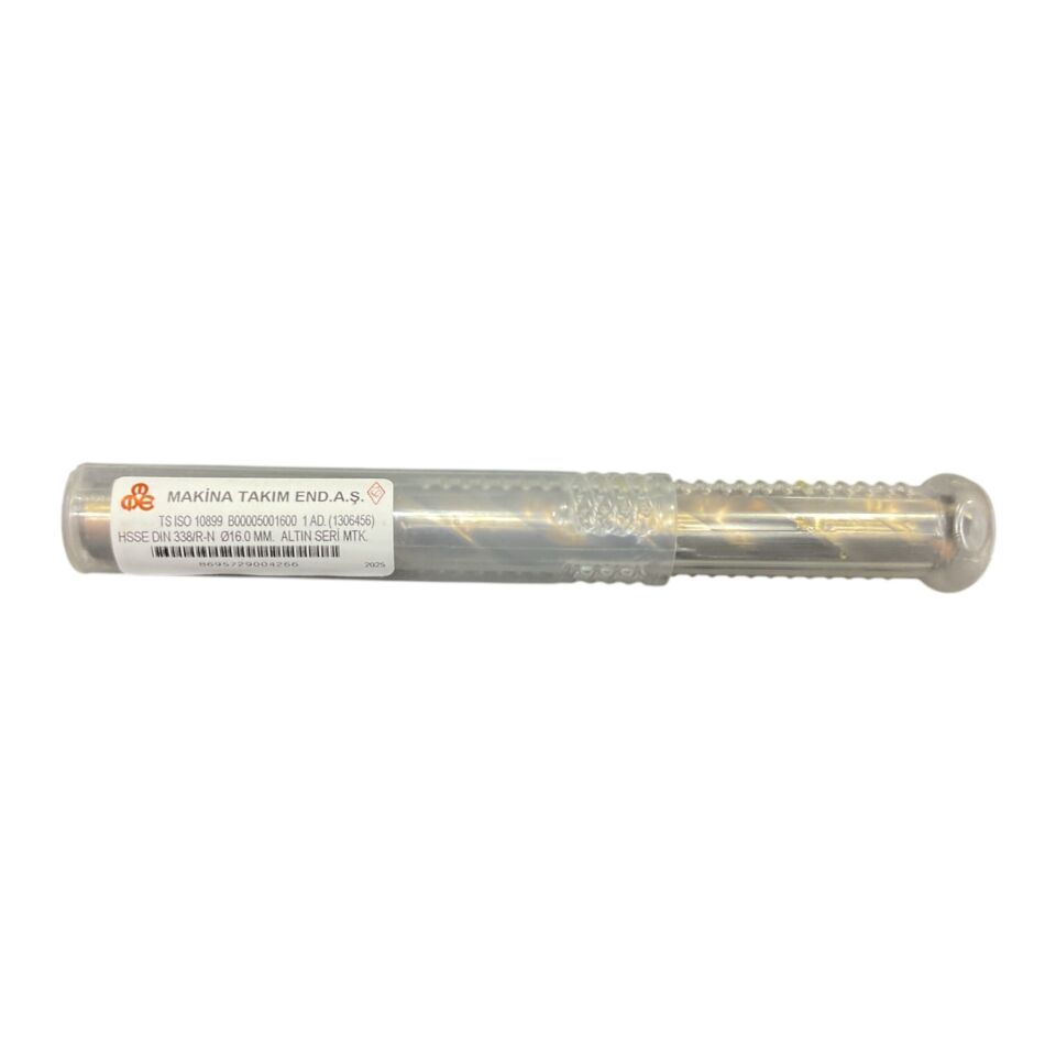 Mte Hss Matkap Ucu Altın Sr Dın338 16 Mm 5001600