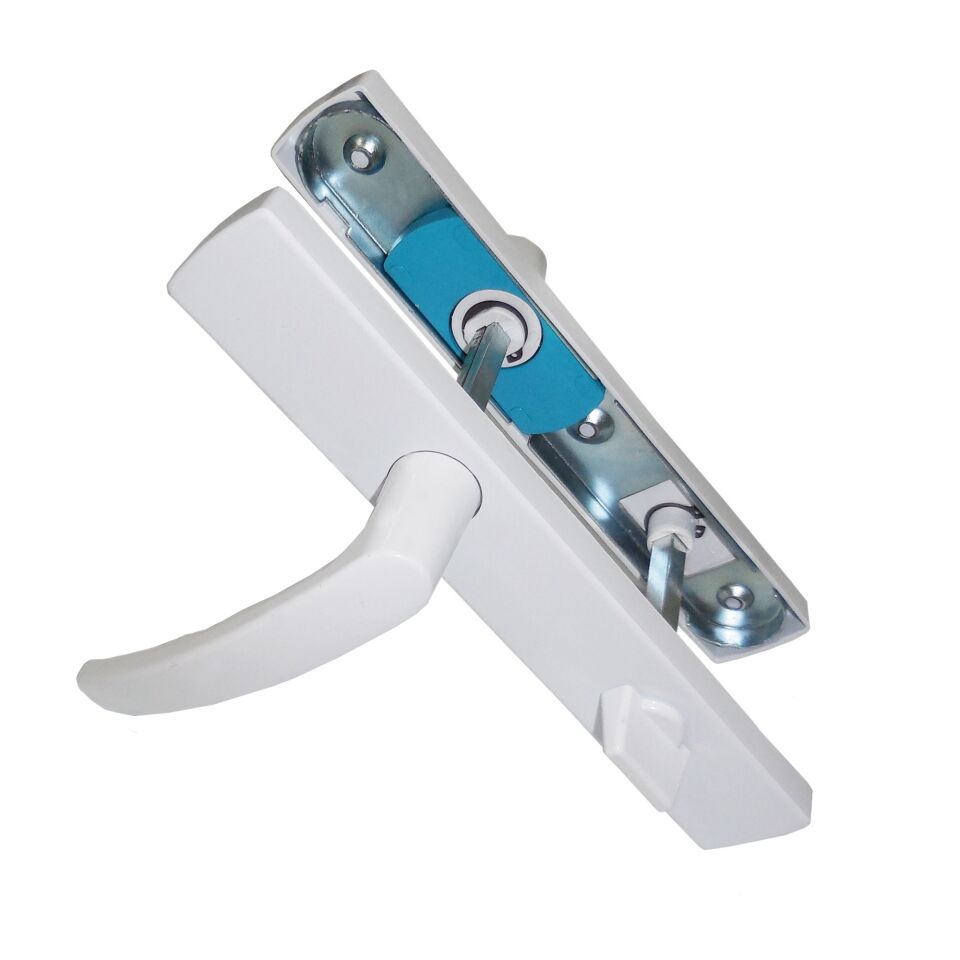 Pvc Pimapen Yaylı Kapı Kolu Wc Kod:0060