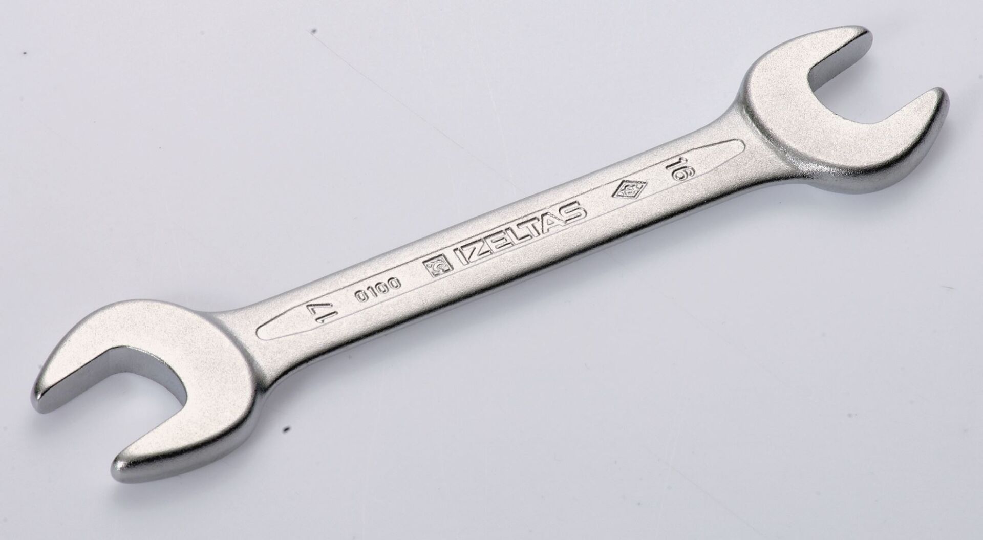 İzeltaş 14x15 Çatal İki Ağız Anahtar Kısa Boy - 0100011415