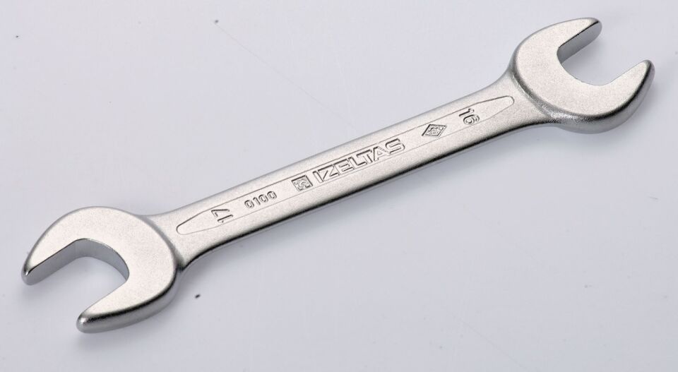 İzeltaş 14x15 Çatal İki Ağız Anahtar Kısa Boy - 0100011415