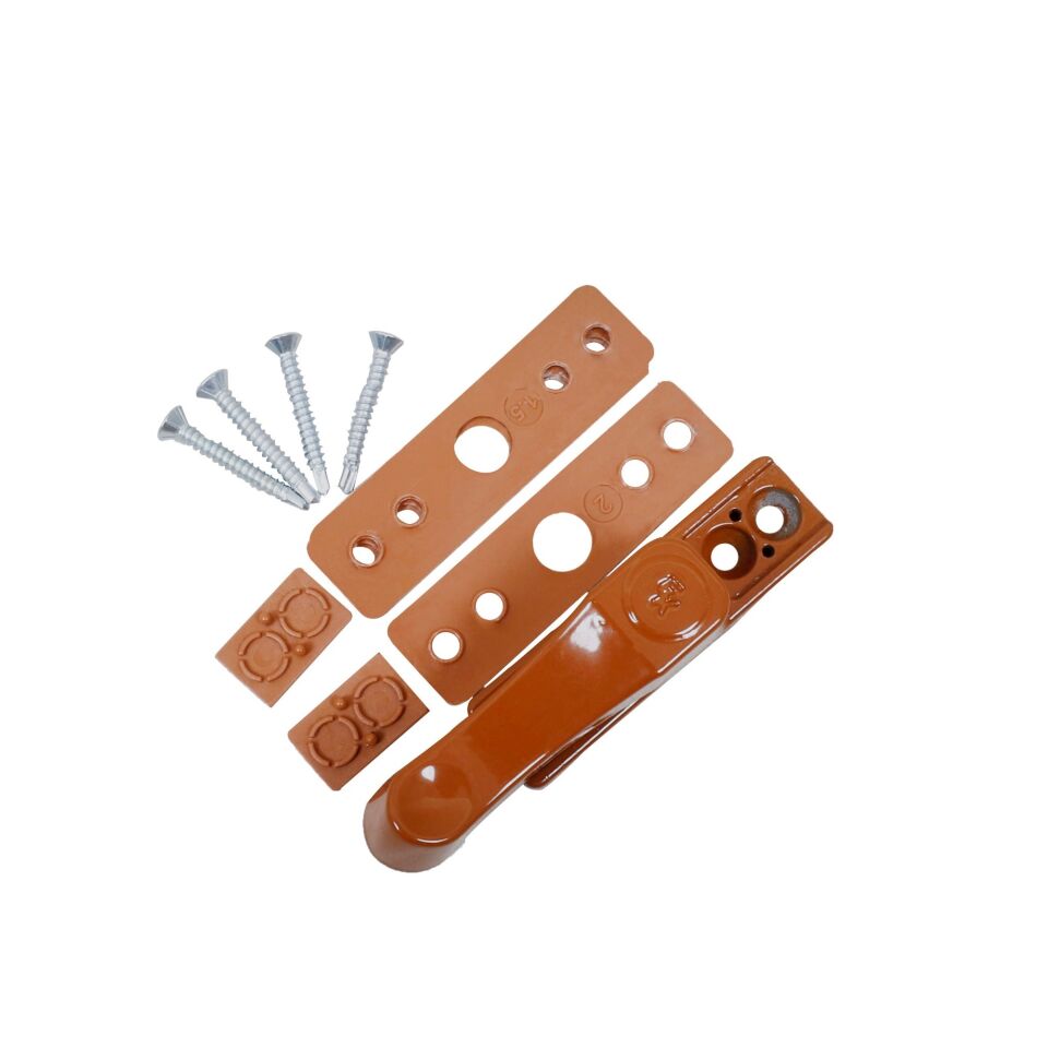 Pvc Zamak Pimapen Güvenlik Mandalı Kahve Kod:0032