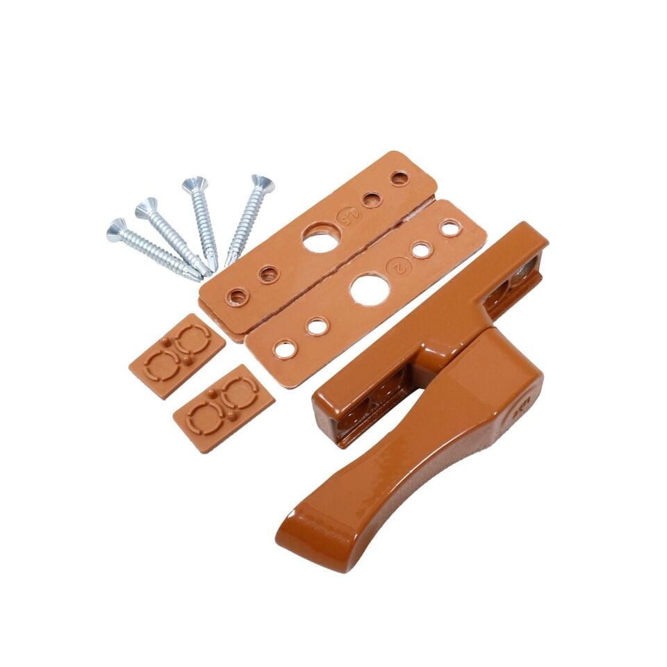 Pvc Zamak Pimapen Güvenlik Mandalı Kahve Kod:0032
