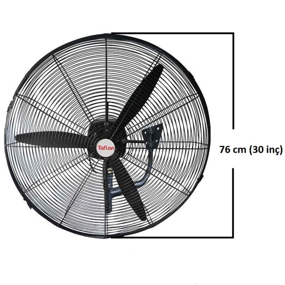 Taflan Duvar Vantilatör Sarkıt+uzaktan K. Flw-750