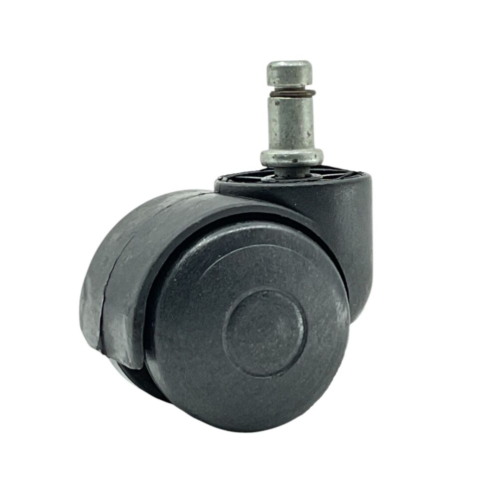 Kısa Pimli Teker 50x20 Siyah