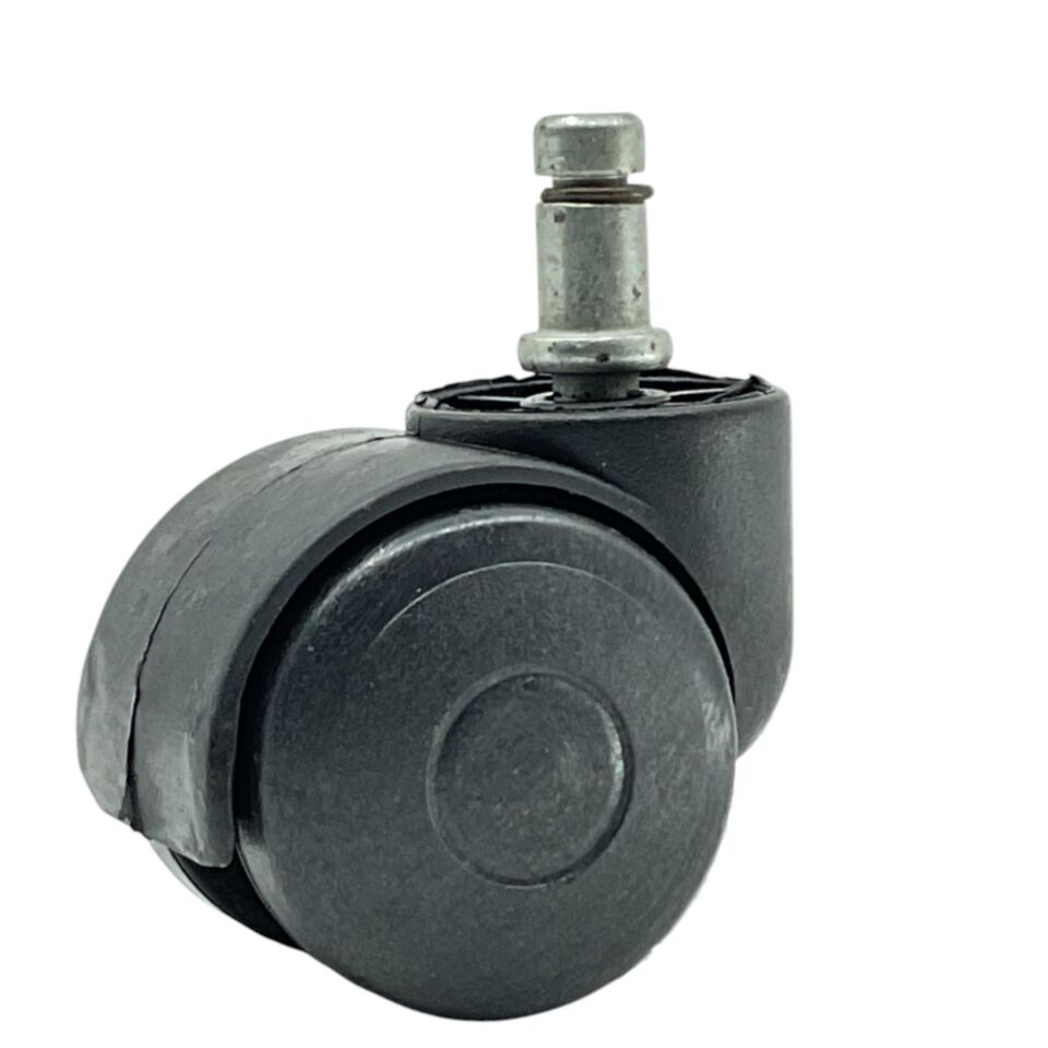 Kısa Pimli Teker 50x20 Siyah