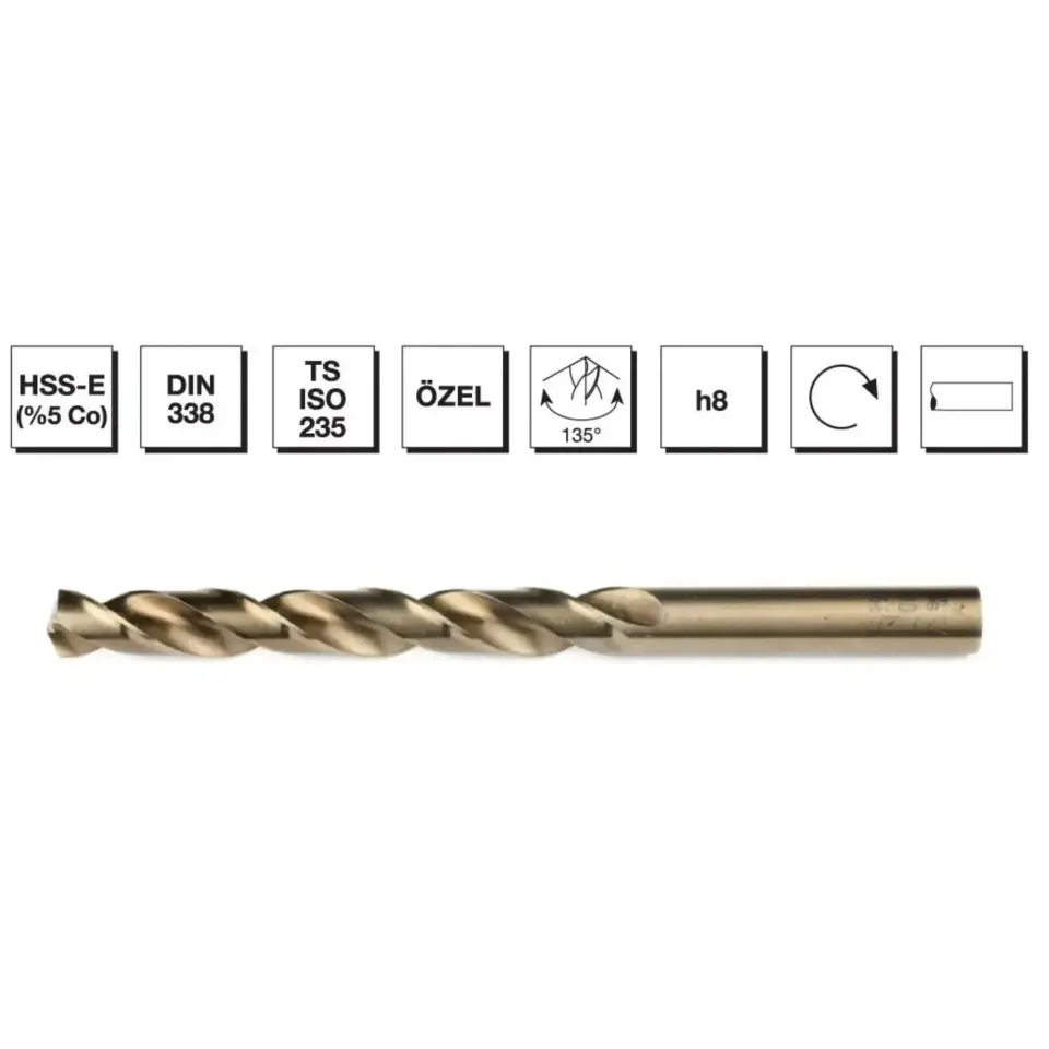 Mte Hss Matkap Ucu Altın Sr Dın338 4.2 Mm 5000420