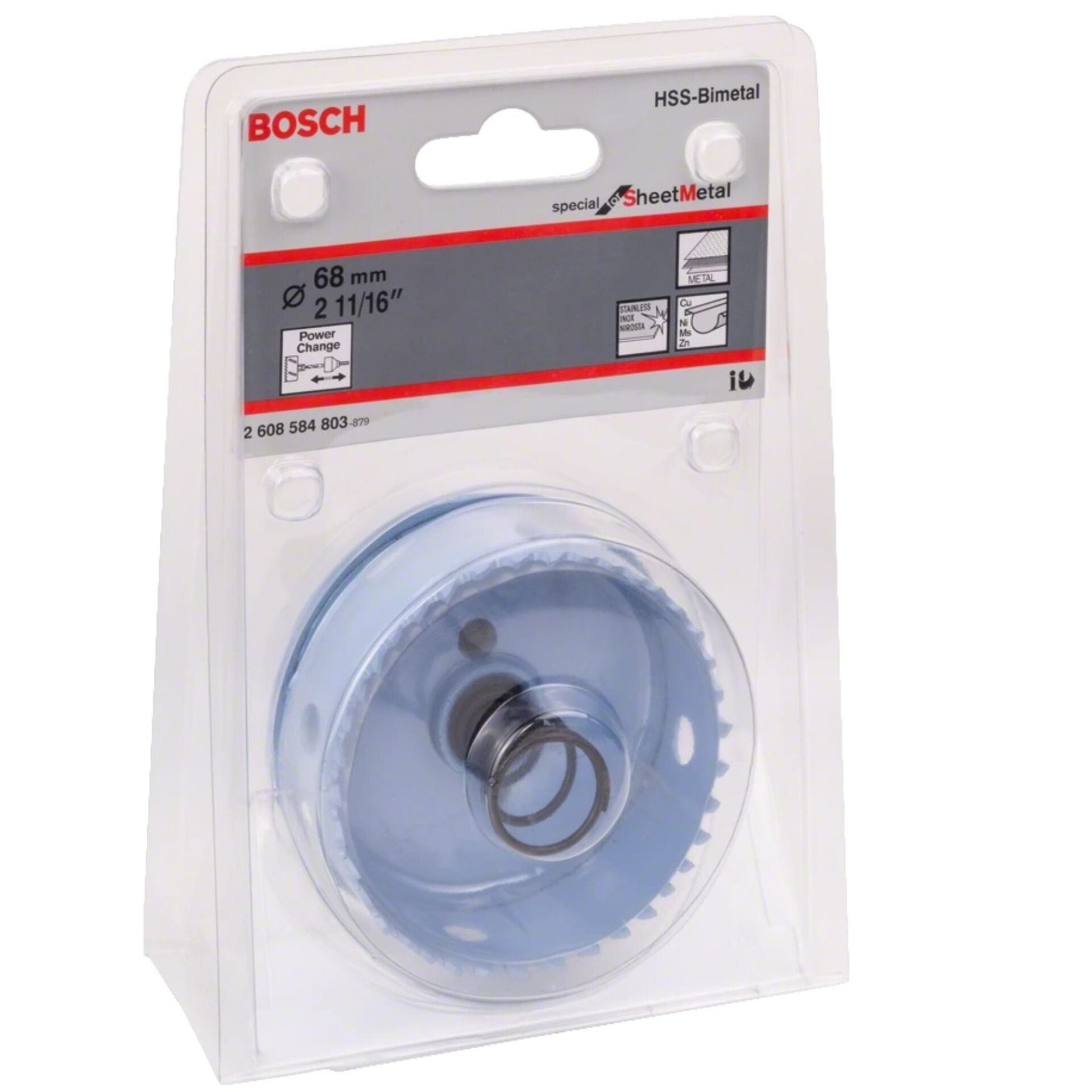 Bosch Sheet Metal Paslanmaz Panç 68 2608584803