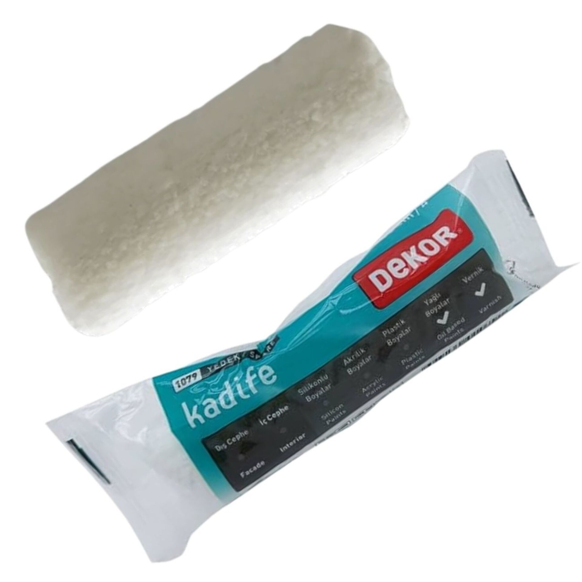 Dekor Kadife Parmak Rulo Yedek 10 Cm. 1079