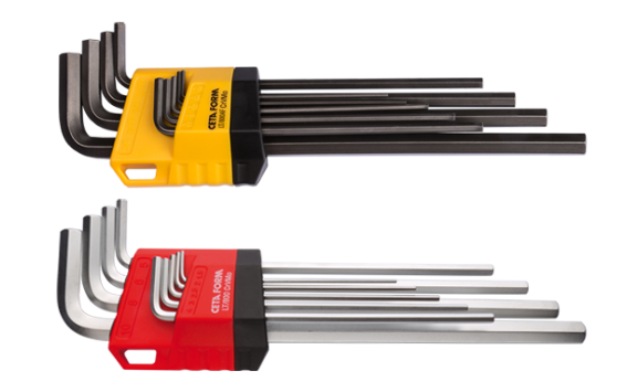 Ceta Form 18 Parça Kombo L Allen Anahtar Takımı (Uzun Tip) (Metrik/SAE) - LT/800CP