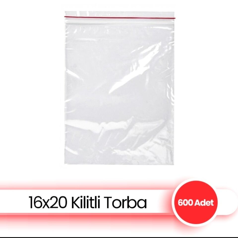 Kilitli Poşet 16x20 30 MİC.(600 Ad.)