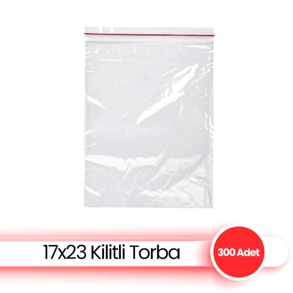 Kilitli Poşet 17x23 30 Mic.(300 Ad.)