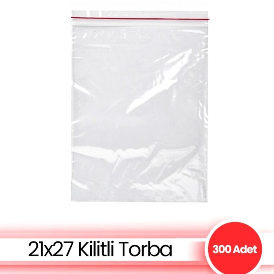 Kilitli Poşet 21x27 30 Mic.(300 Ad.)