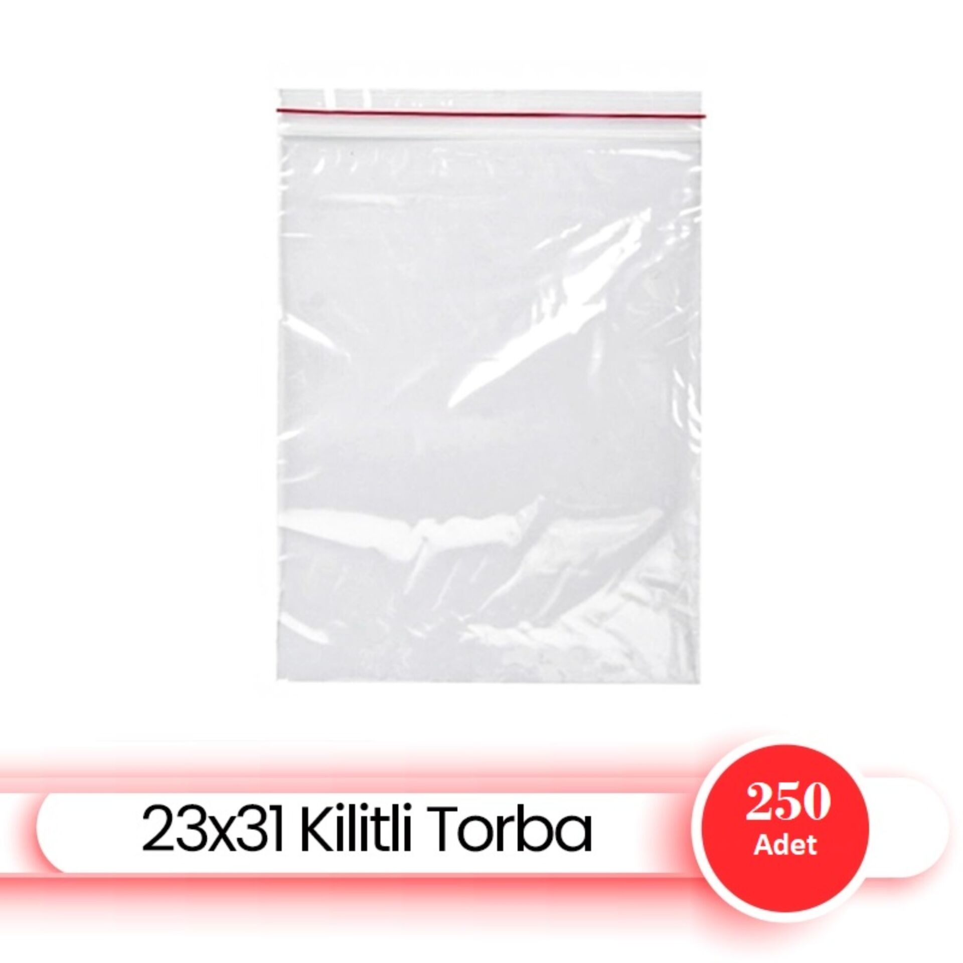 Kilitli Poşet 23x31 30 Mic.(250 Ad.)