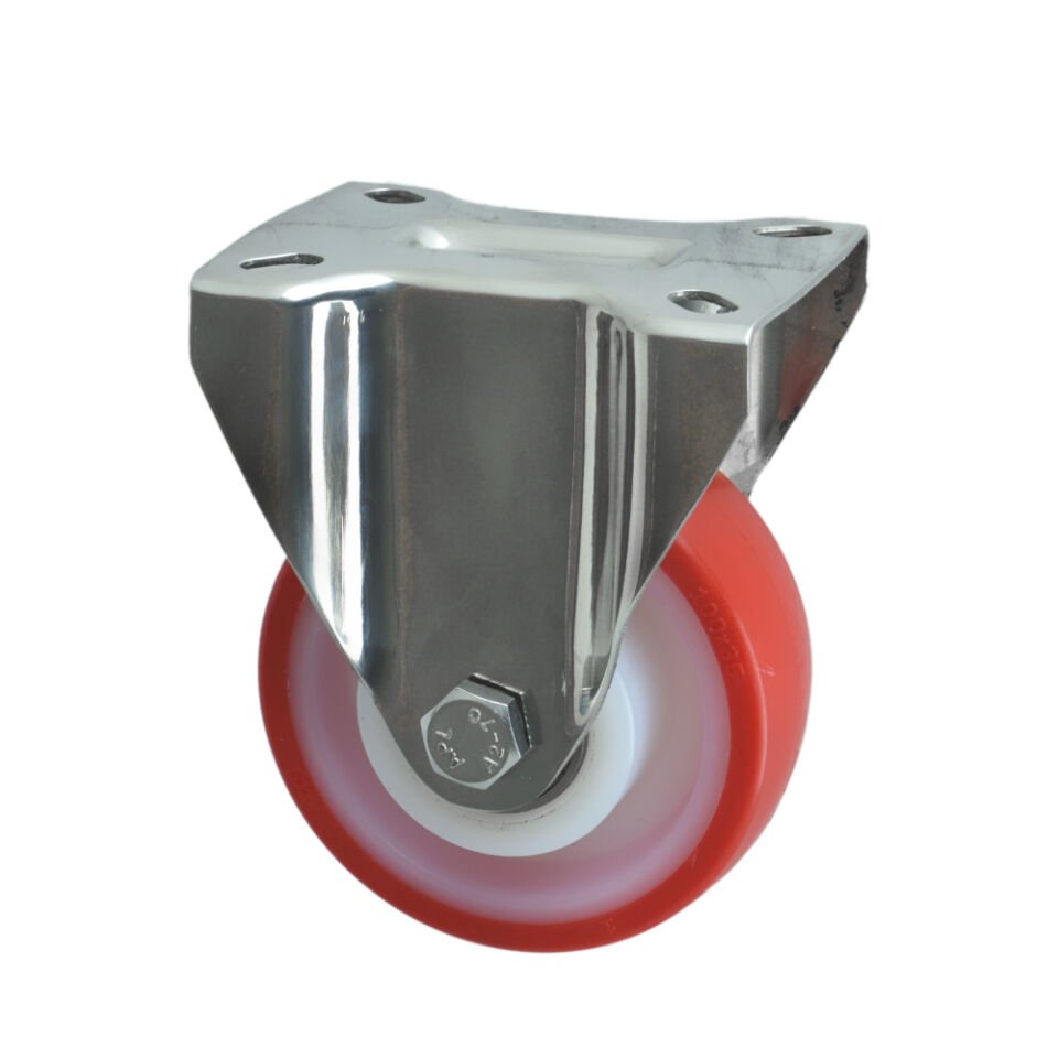 3005 AYB Paslanmaz Çelik (Inox) Teker 100*35 Frenli (İnox)